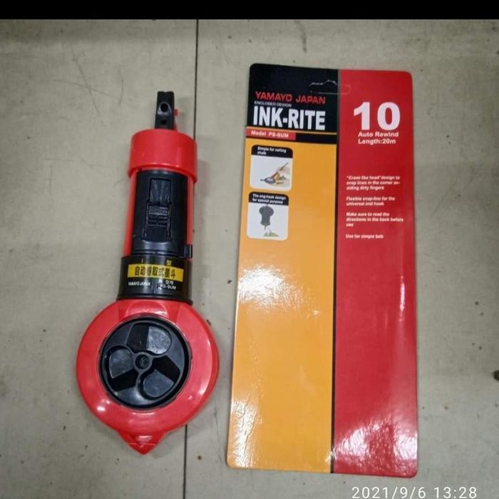 

1 Set Sipatan Dan Tinta 20 Meter Yamayo / Marking Tools Set Original Dan Terpercaya