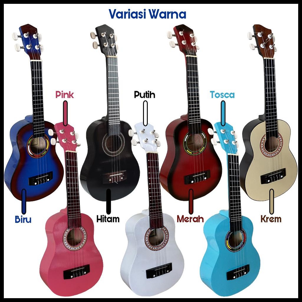 UKULELE CONCERT AKUSTIK SENAR 4 DAN SENAR 3 DAN