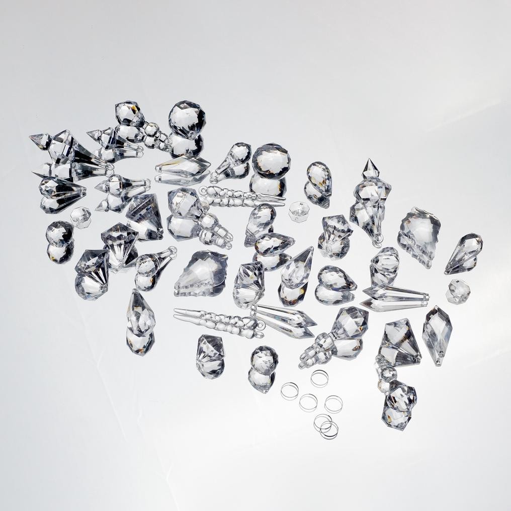 Bandul Tirai Kristal Bulat / Kristal Diamond / Bandul Kristal Baso / Kristal Akrilik / Bandul Round 