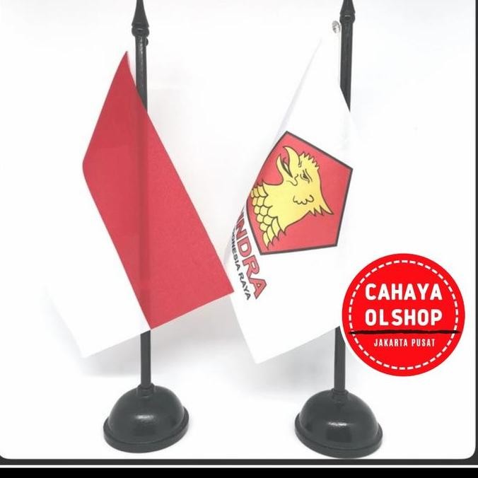 

BEST SELLER BENDERA MEJA GERINDRA !!!!!