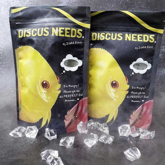 AL Burger Discus Louhan Pakan Makanan Ikan Hias Burger Polos