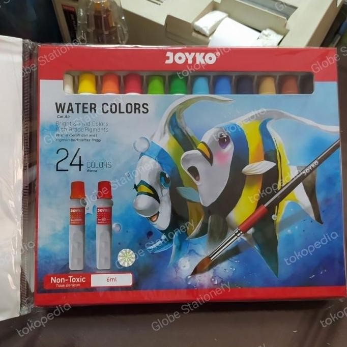 

Cat Air ( Water Colour) Joyko 24 Warna Warna Cerah Dan Jelas
