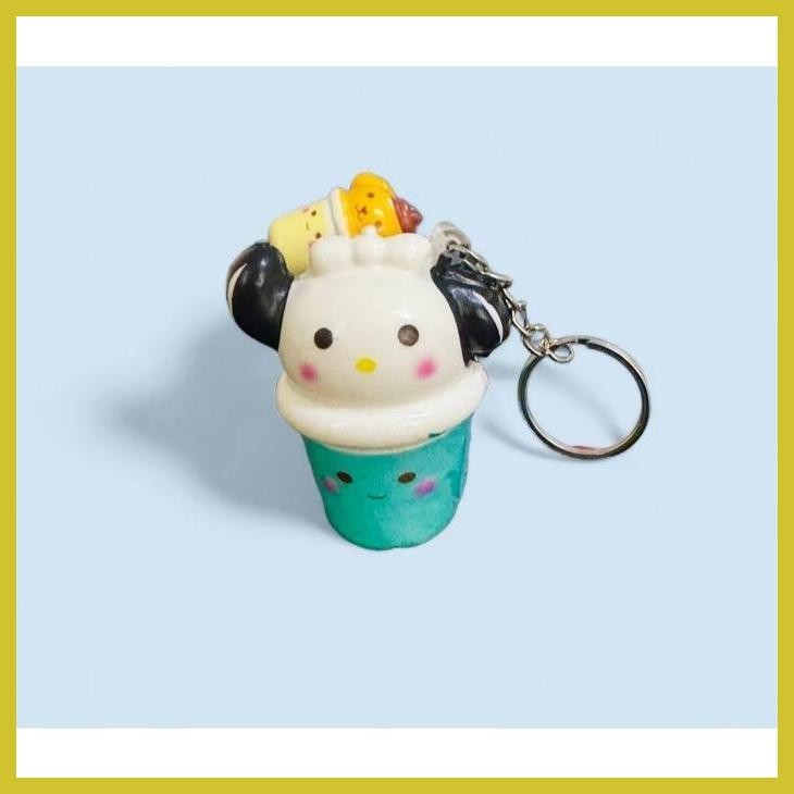 (VIRAL PRODUK) GANTUNGAN KUNCI SQUISHY SANRIO BOBA / SQUISHY BOBA SANRIO LUCU TERMURAH SIAP KIRIM