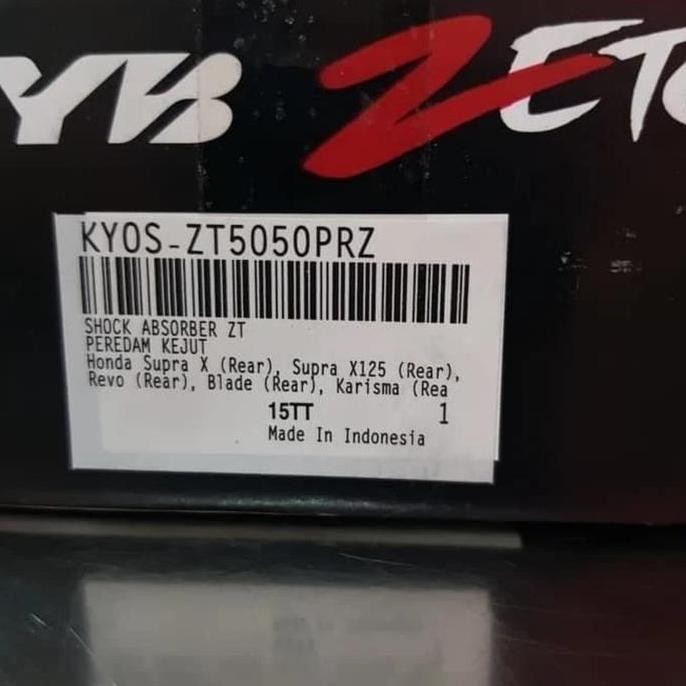 SHOCKBREAKER MOTOR SUPRA X 125 KHARISMA REVO BLADE KYB ZETO ZT 5050