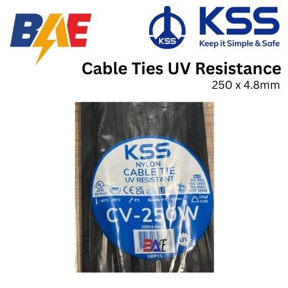 

Cable Ties / Kabel Ties Kss Uv Resistance Cv 250 X 4.8Mm