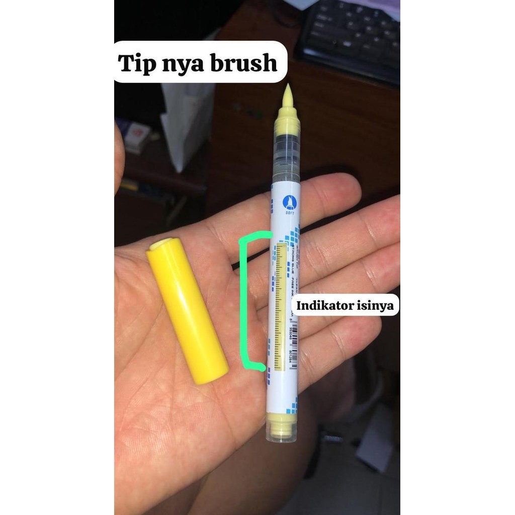 

Produk Unggulan] lem brush pen ( glue pen brush ) macs by sinar mas lem merekat kuat tidak belepotan kotor