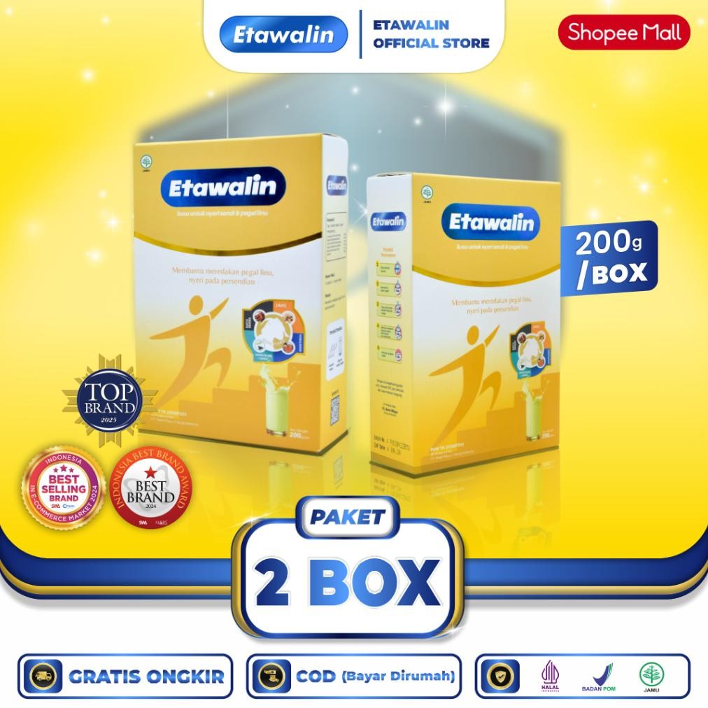 

NO_MORE Paket 2 Box Etawalin - Susu Etawa 100% Alami Tanpa Efek Samping