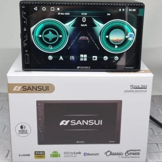 Head Unit Android Sansui 7 inch Ram 2/32 GB Top SANSUI Classic Android