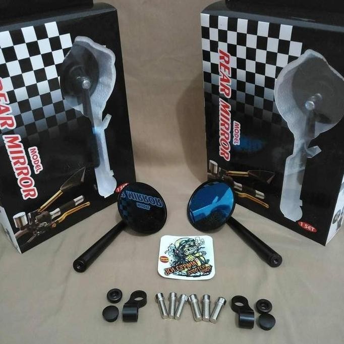 spion rizoma bulat Vespa Sprint prima Lx s Gts . Spion aksesoris vespa