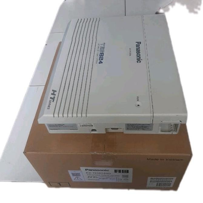 Panasonic Bundle Pesanan Khusus Pabx Kxtes/Kxtem824 Komplit 8 Unit Telpon Analog Kxt505 & Master Kxt