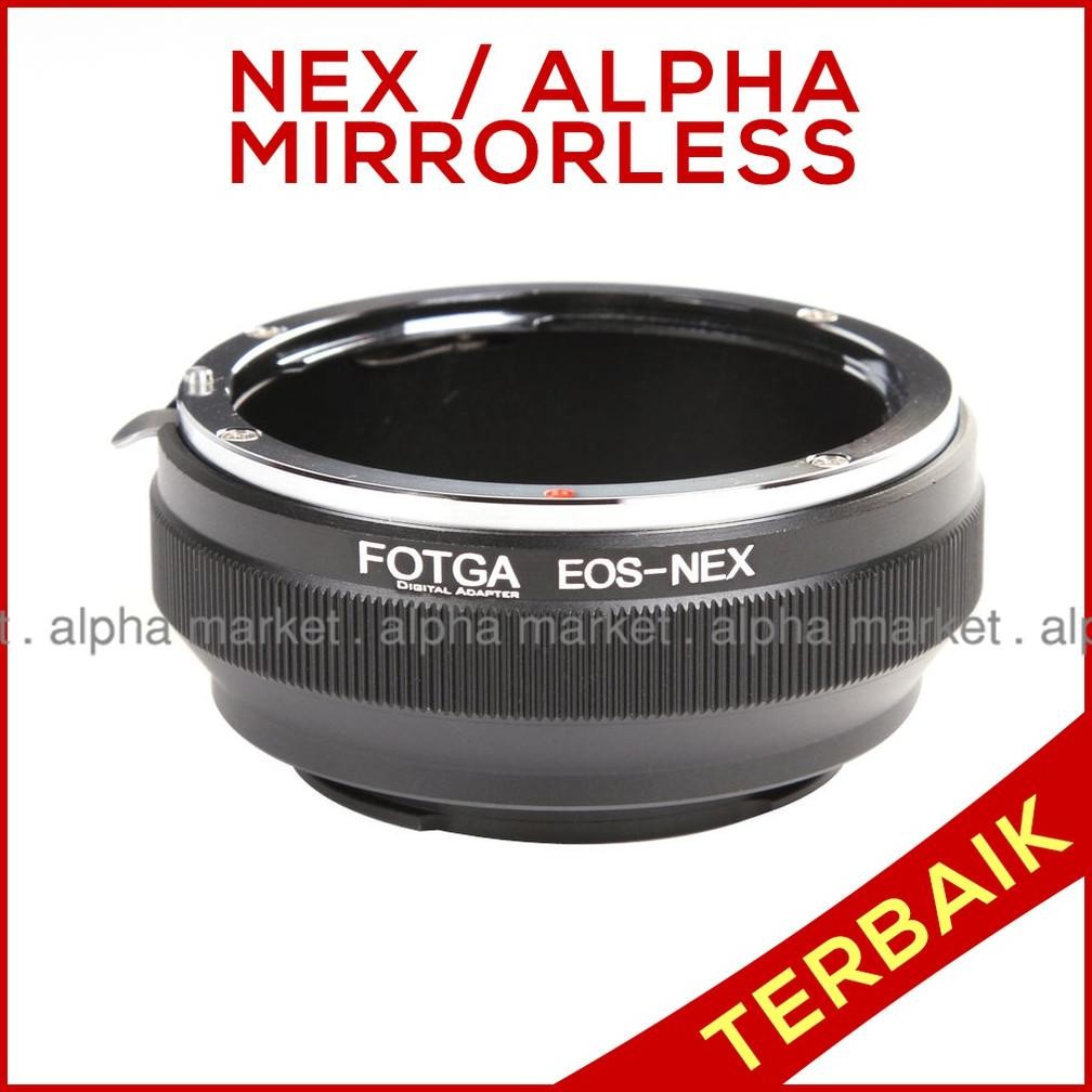 Adapter Adaptor Conveter FOTGA Lensa Canon EOS EF EFS EF-S Mount DSLR SLR to ke Kamera Camera Sony E