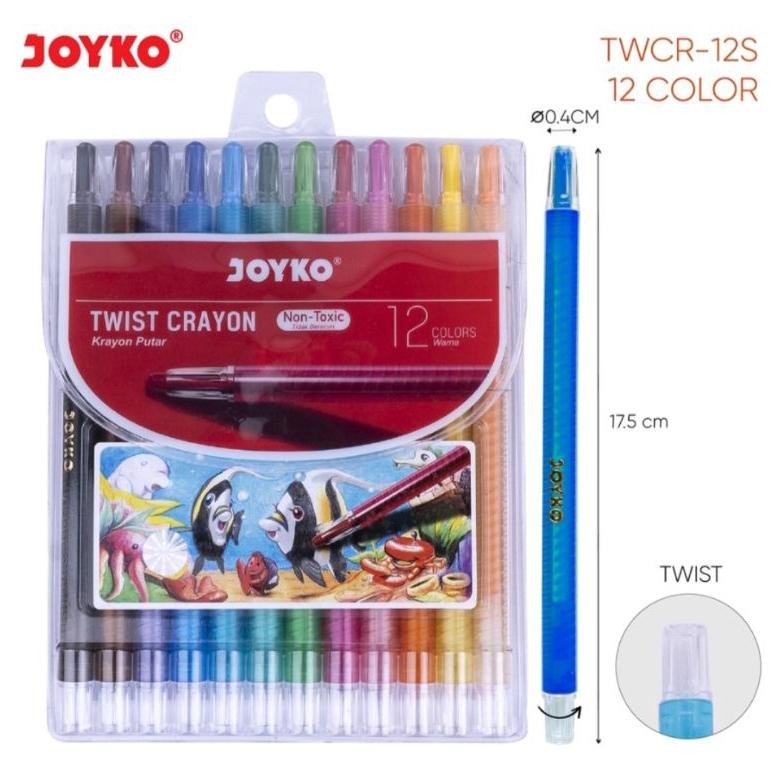 

Krayon Putar Mini Twist Crayon Putar 12 Warna Nugi