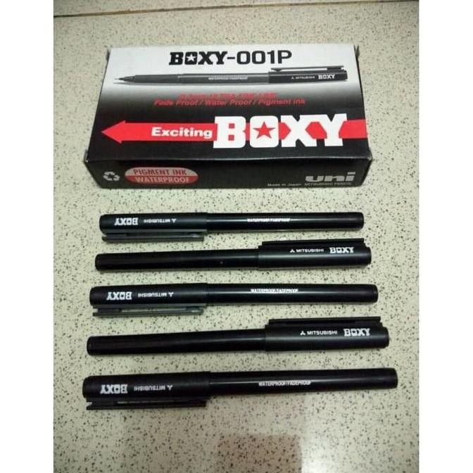 Pen Uni-Ball Boxy 001P / Pen Boxy Uni Ball 001 / Pen Uniball Boxy 001