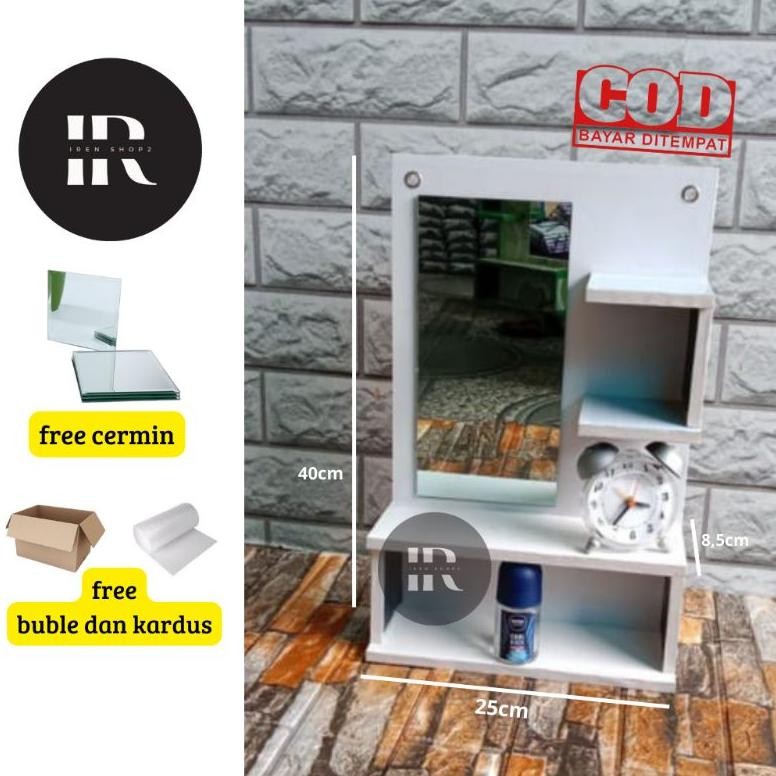 RAK KOSMETIK || RAK KOSMETIK CERMIN || RAK KOSMETIK ELEGAN || RAK KOSMETIK MINIMALIS || RAK KOSMETIK