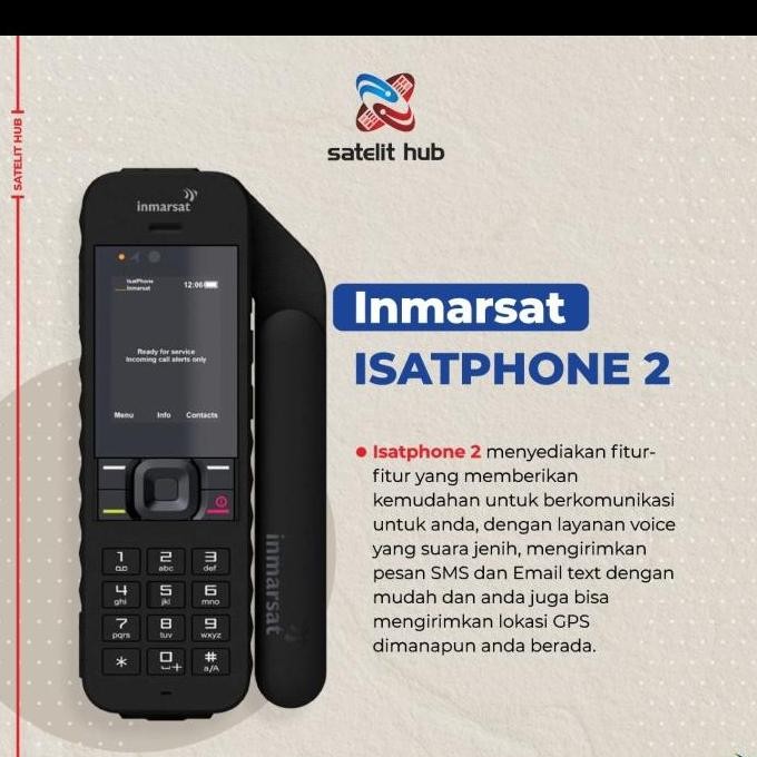 Handphone Satelit Inmarsat Isatphone 2