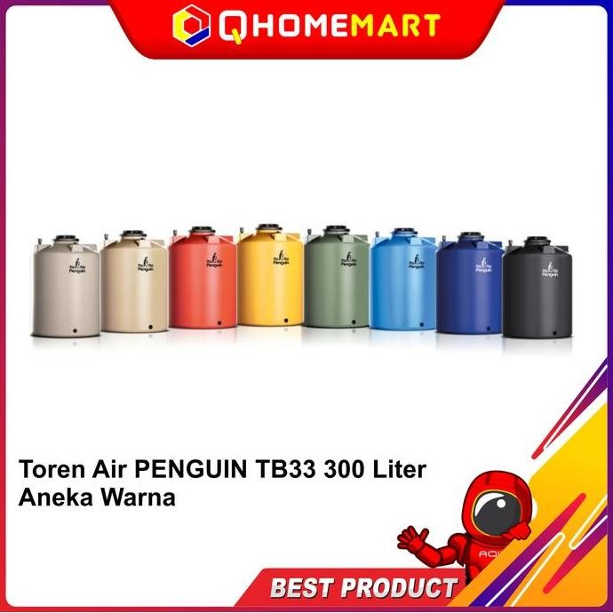 Tanki Air Tandon Toren Water Tank Penguin Tb33 300L