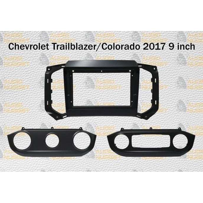 Frame head unit android Chevrolet Colorado Trailblazer 2017 9 inch