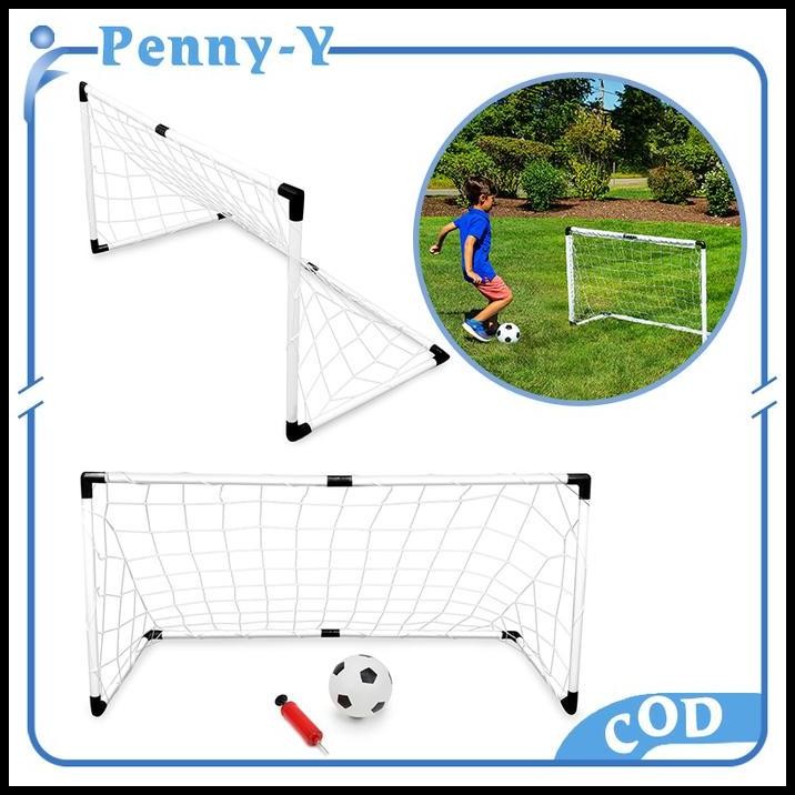 2pcs Mainan Gawang sepak bola anak Mainan Gawang Bola gawang anak bola