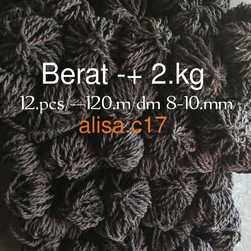 Tali Ijuk Hitam 120 Meter Tali Ijuk Gazebo Tali Ijuk Pengikat Bambu Tali Ijuk Anggrek Tali Ijuk Asli