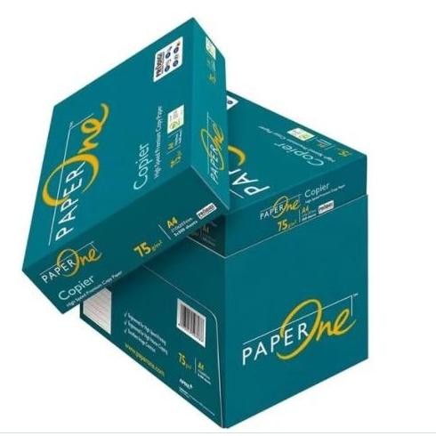 

PAPERONE A4 75 GRAM - Termurah !! Kertas Fotocopy Print HVS A4 75 gr PaperOne Box Dus Nugi