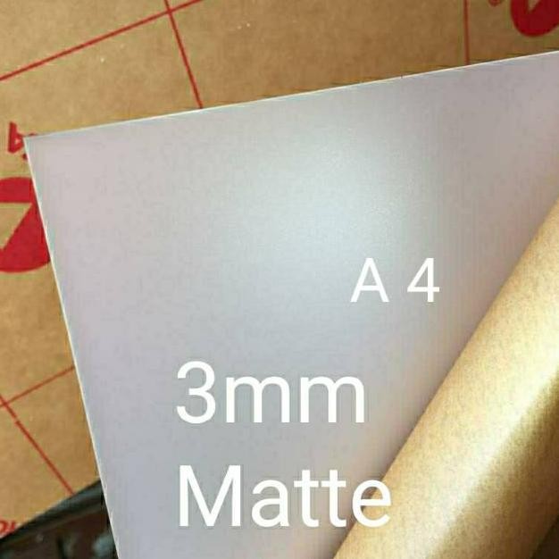 

Acrylic akrilik lembaran 3mm SPECIAL ITEM warna transparan motif satin ukuran A 4 (21x30cm) Nugi