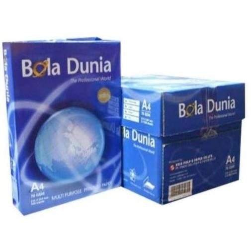 

[Grab/Gojek] Termurah !! Kertas Fotocopy Print A4 70 g Bola Dunia Box Dus Nugi