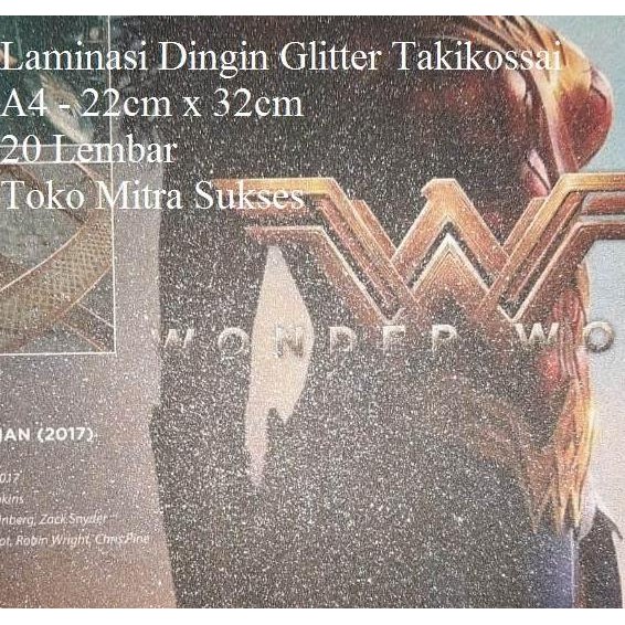 Laminasi Dingin Glitter Takikossai A4