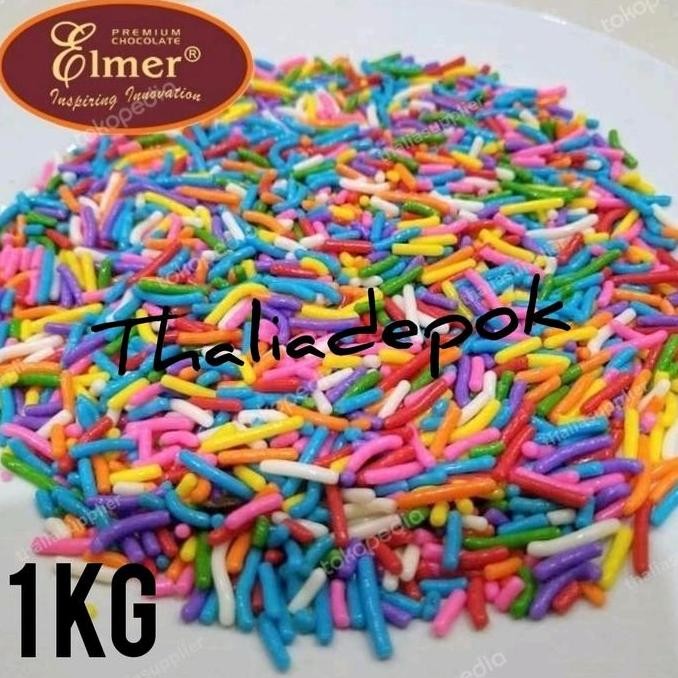 

Elmer Mesis Warna Warni/Rainbow 1Kg Ecer, Enak & Tidak Ngendal Dilidah