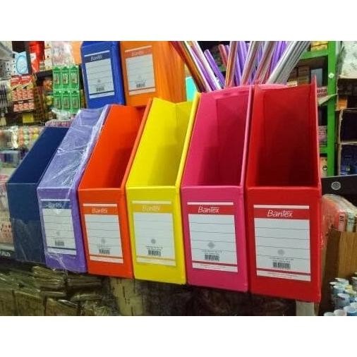 

Bantex Magazine File / Box File A4 10cm Multi Colour #4012 (PCS) Nugi
