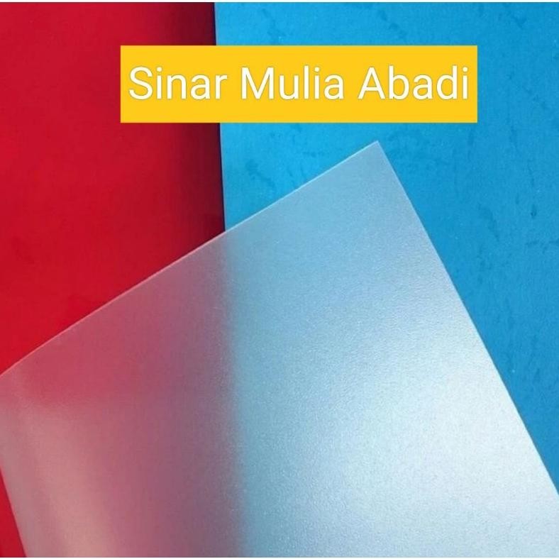 

Plastik Cover Jilid A4 Bening Doff Bahan TEBAL KAKU / 10 lembar Nugi