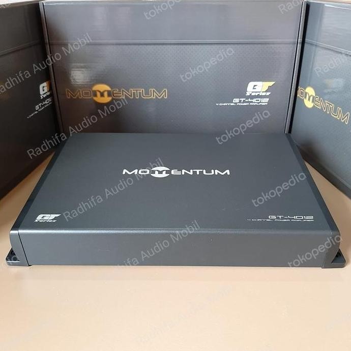 Amplifier Mobil MOMENTUM GT 4012 power Mobil 4 Chanel MOMENTUM