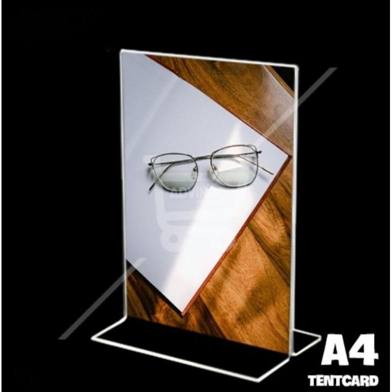 

tentcard a4//display menu a4 /papan menu a4 Nugi