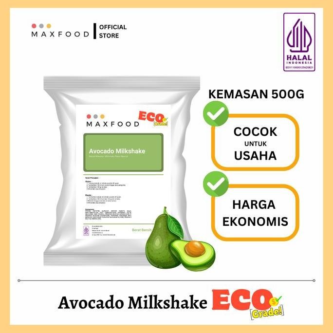 

Tersedia MAXFOOD Avocado Milkshake Powder Drink - Bubuk Minuman Rasa Alpukat Ekonomis