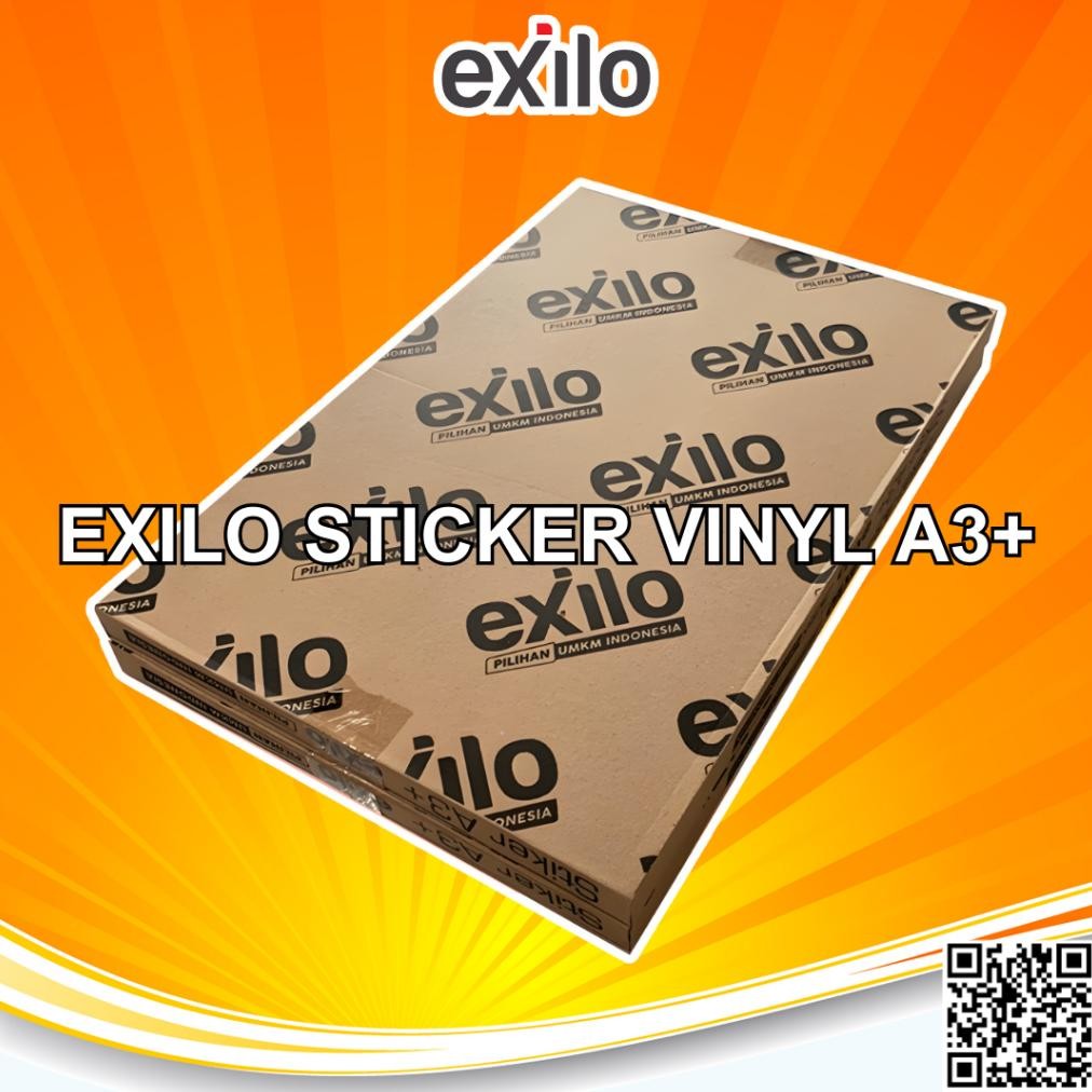 

Exilo Sticker Vinyl A3+ Matte /Gloss/Transparant Stiker Digital Print Laser Toner Anti Air - Pack Nugi