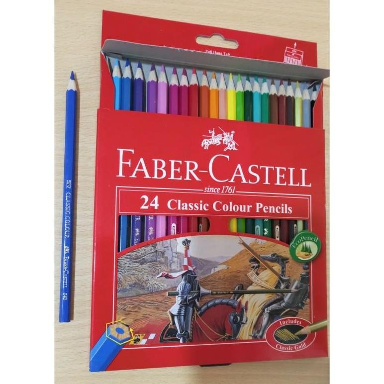 

Faber-Castell 24 Colour Pencils [ panjang] Nugi