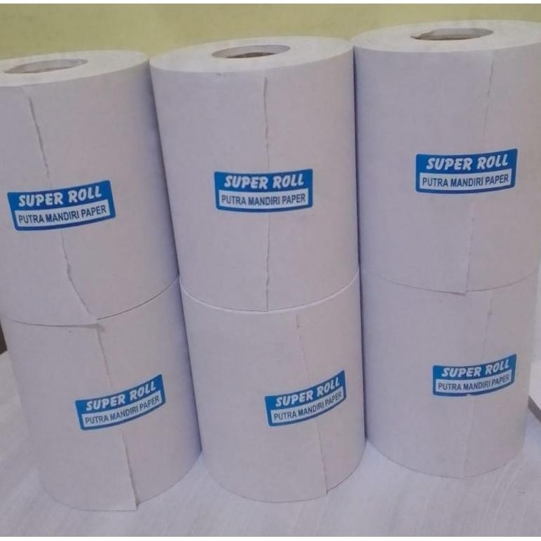 

Kertas kasir HVS 1PLY 75x55MM Paket 10 Roll Nugi