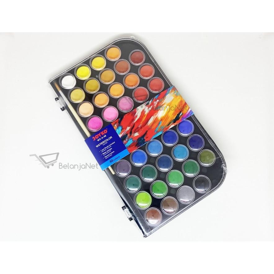 

Cat Air Watercolor Cake Joyko 48 Warna WC-3-48 Nugi