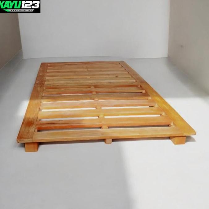 Dipan Kayu Tempat Tidur Minimalis  90X200 Cm Seo