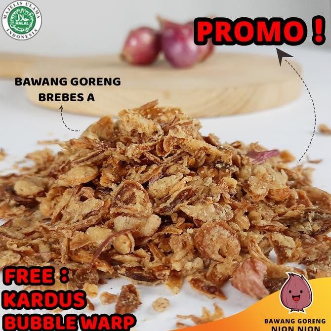 

Diskon! Bawang Goreng Brebes Asli Renyah Gurih 1 Kg - Grade A Premium