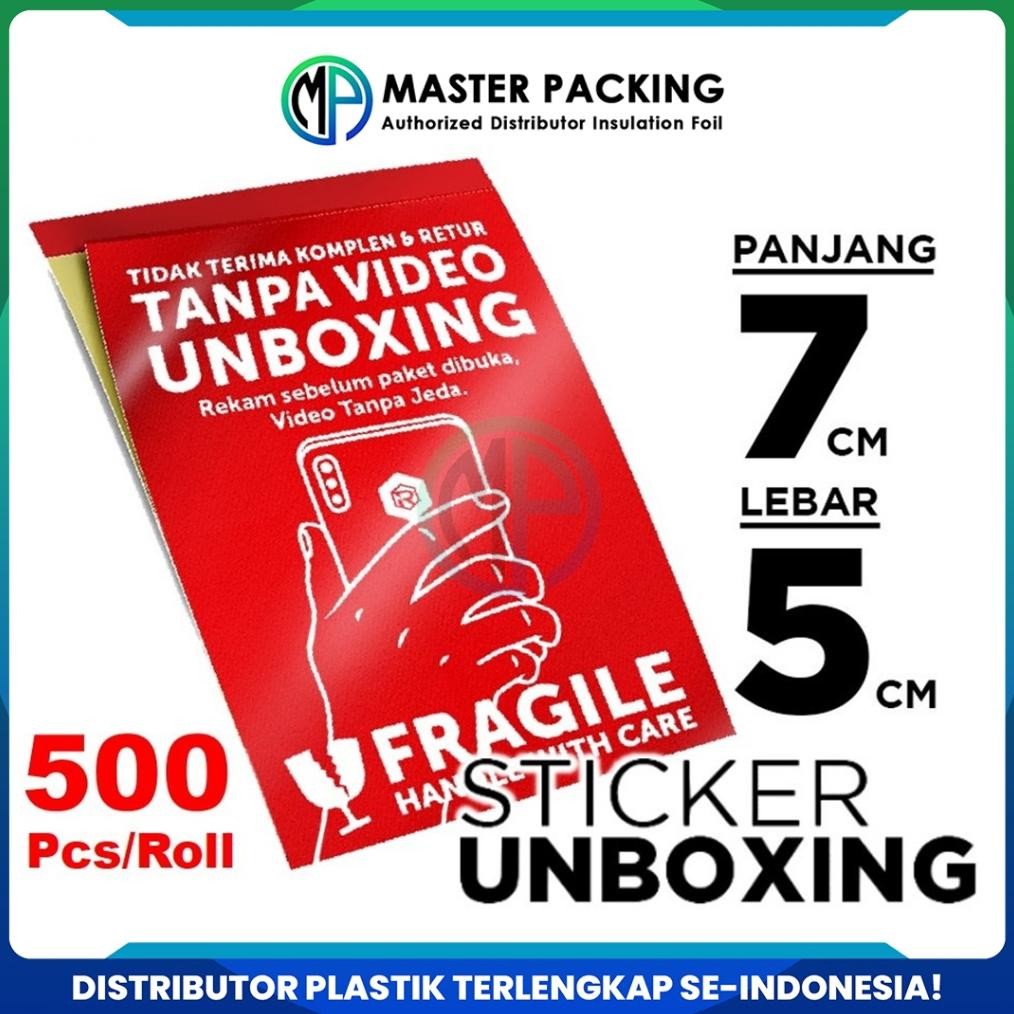 

Stiker Wajib Video Unboxing Sticker Fragile Unboxing 500pcs Per Roll - Fragile Unboxing Roll Nugi