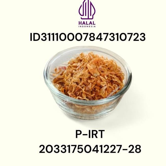 

Diskon! Bawang Goreng Murni 500gr - Tanpa Tepung Kualitas Premium