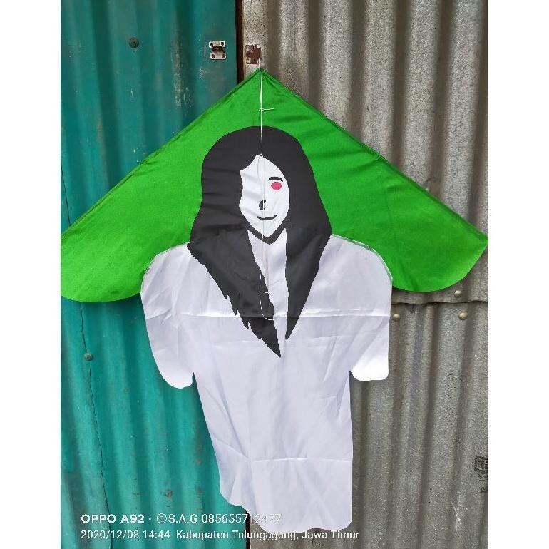 Promo Layangan Kain / Layangan Hias / Layangan Pocong / Layangan Kuntilanak Berkualitas