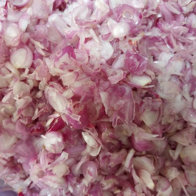 

Diskon! Bawang Merah Iris Segar 1kg Siap Masak Harian
