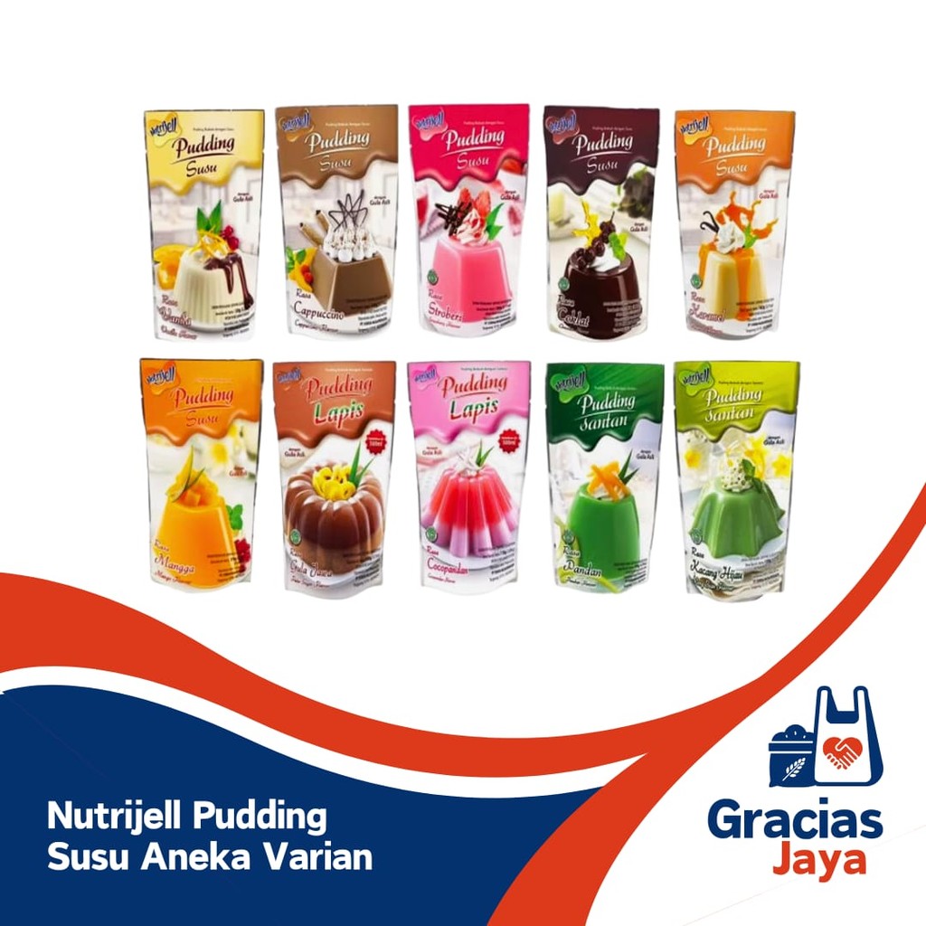 

Nutrijell Puding Susu Aneka Varian