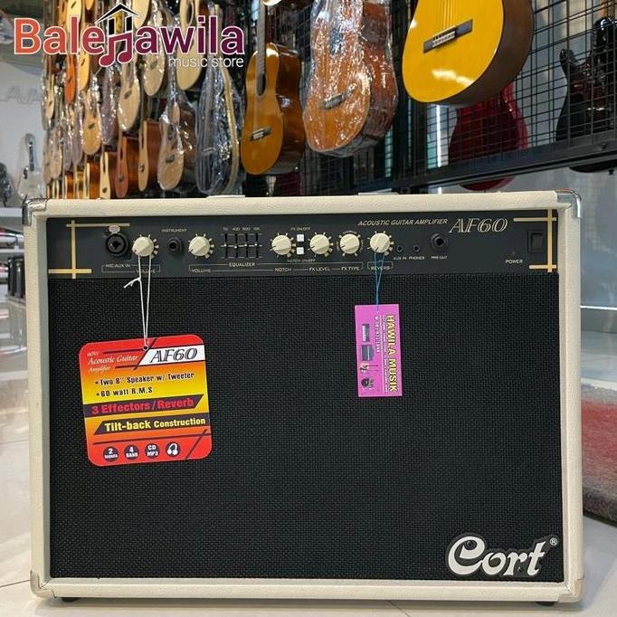 Amplifier Gitar Akustik Ampli Cort Af60 Af60 Original Garansi