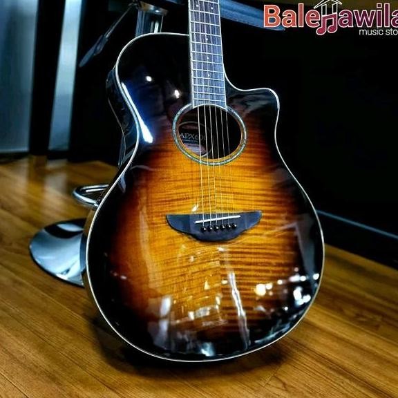 Gitar Acoustic Yamaha Apx600 Fm Apx600Fm Apx 600 Fm Flame Maple