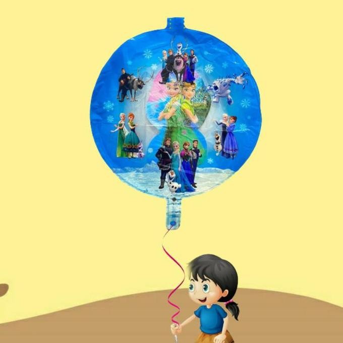 Isi Frozen Biru (Balon gas/ balon terbang/ Balon karakter)