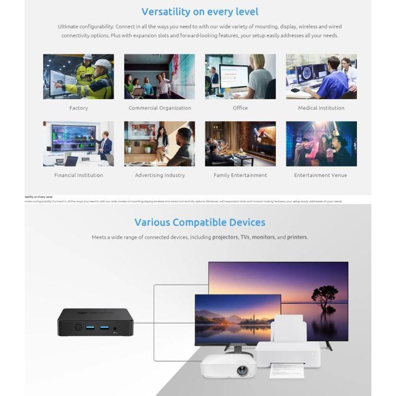 Promo Bmax B1 Pro Mini Pc Intel N4000 8Gb 128Gb Dual Hdmi Windows 11 Pro