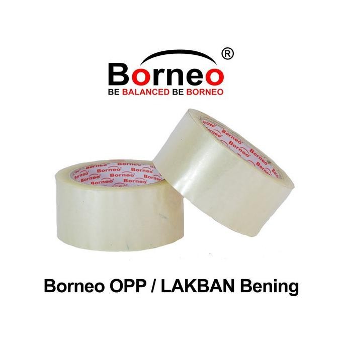

Rd1- Lakban Bening / Isolasi Coklat / Opp Borneo Core Orange 48Mm X 80M