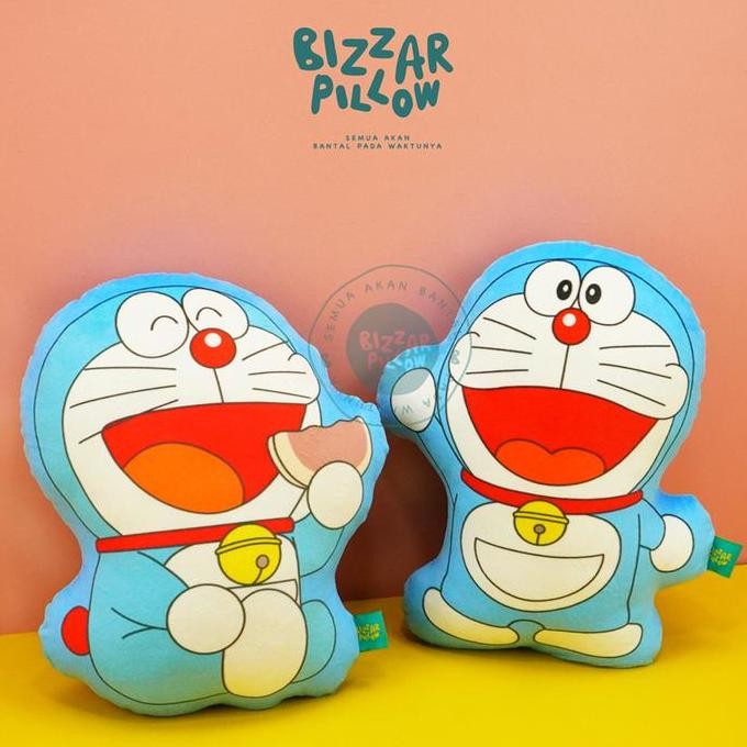Diskon Bantal Karakter Boneka Doraemon Ukuran 30x37 cm Lucu Anak Shopee